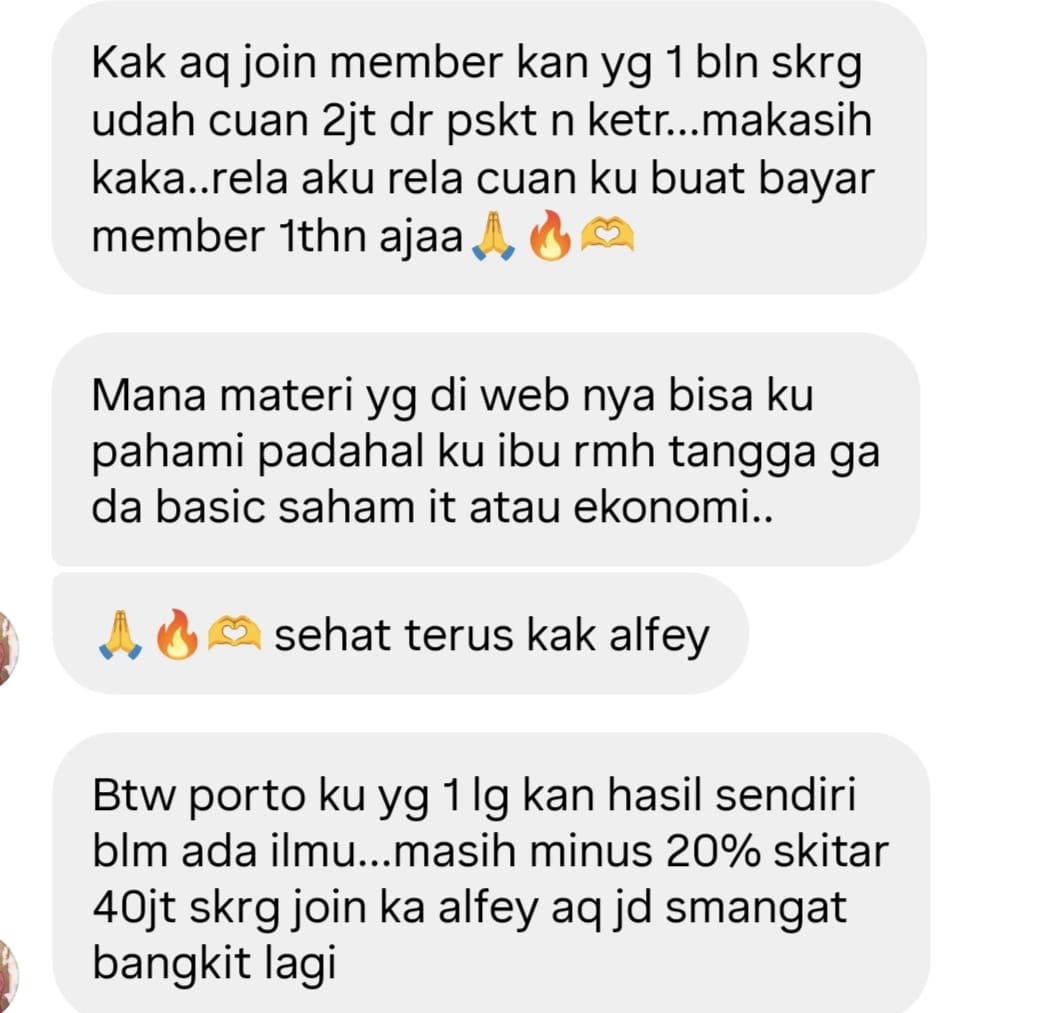 Testimoni member